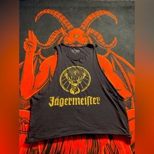 Jäegermeister Crop top cut off shirt